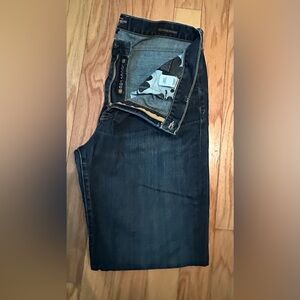 Lucky Brand 363 Vintage Straight Jeans Size 38x30 Blue Denim